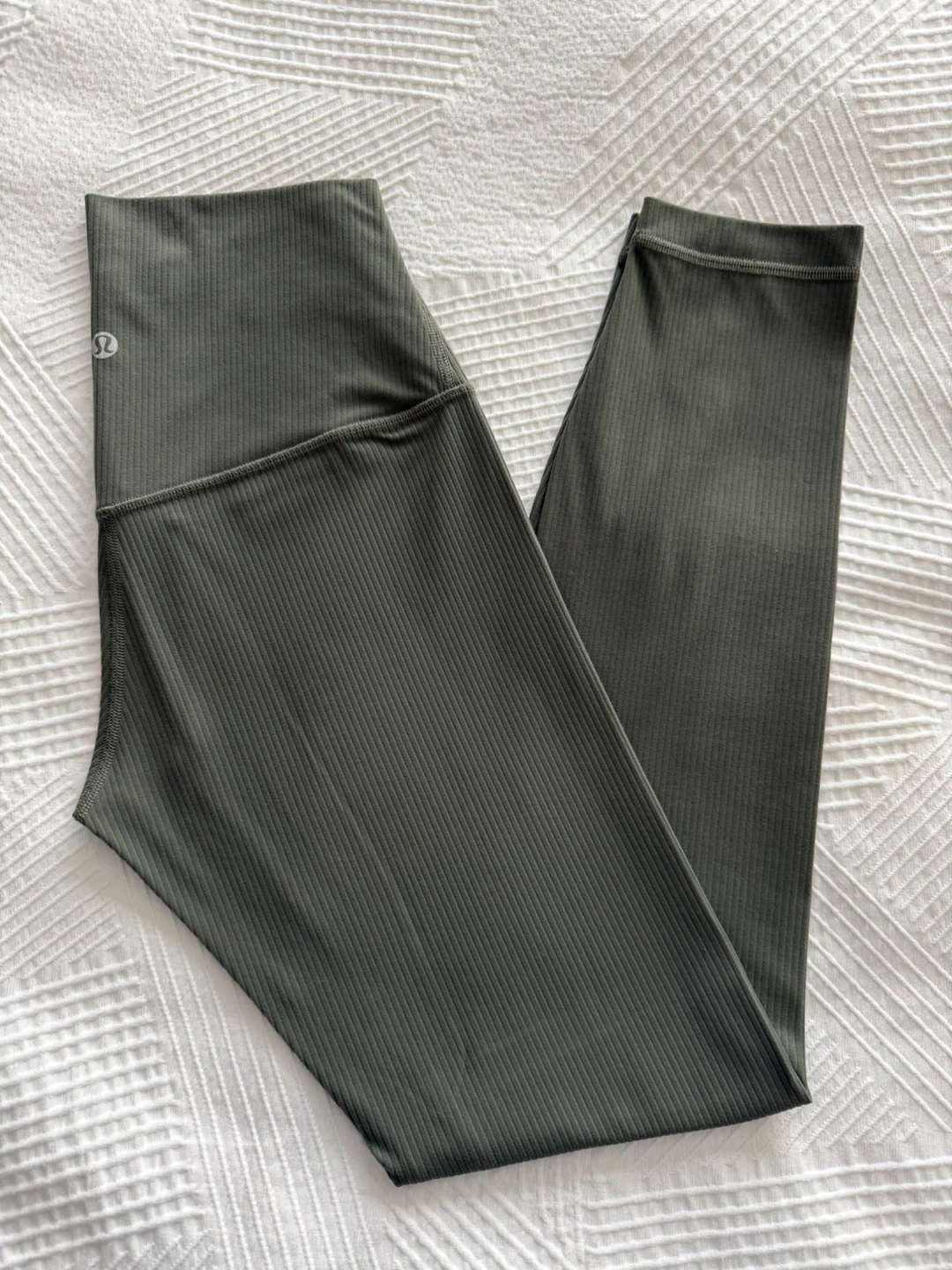 Lululemon Ribbed Align High-Rise Leggings - army Green - photo 2