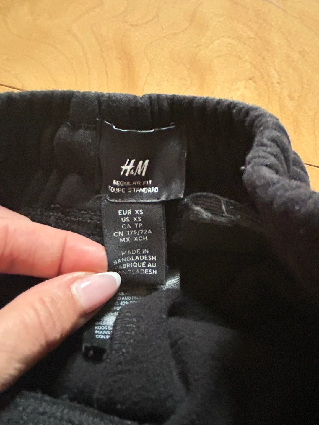 H&M Black Joggers Sweatpants - XS - photo 2