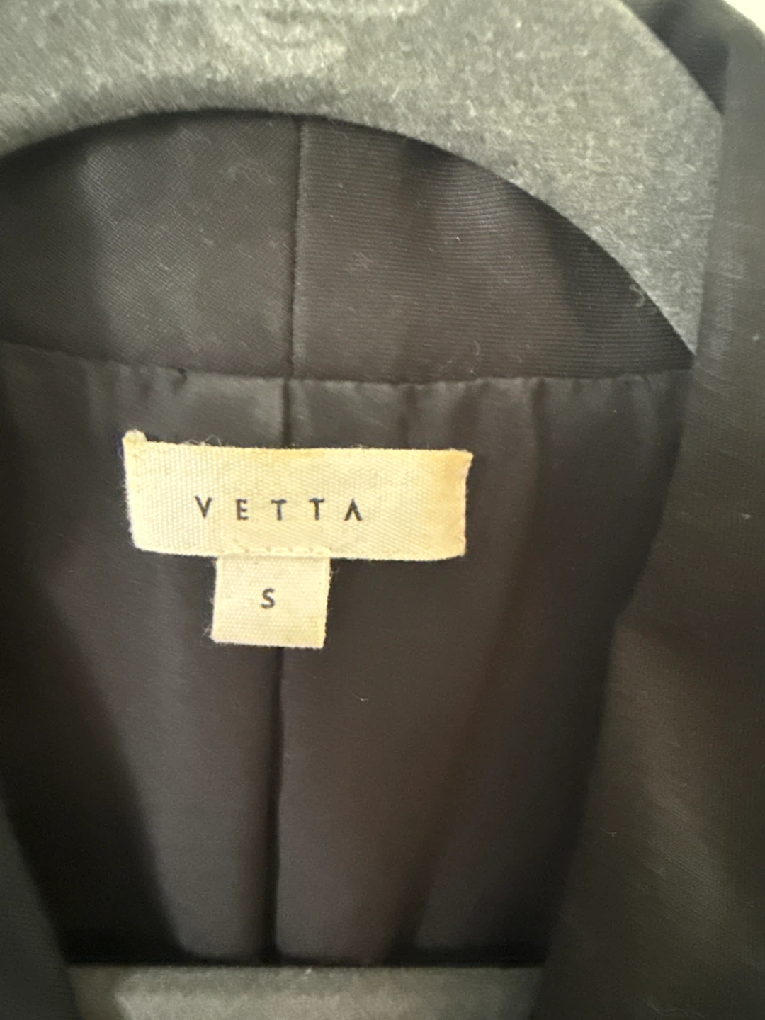 VETTA Black Sleeveless Double-Breasted Blazer Dress - Size S - photo 2