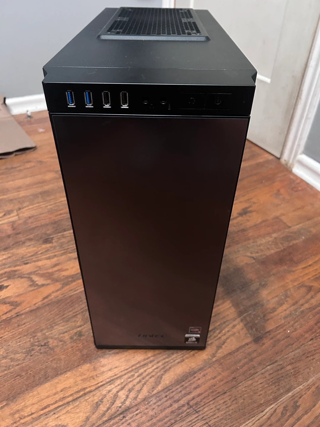 Black antec pc case