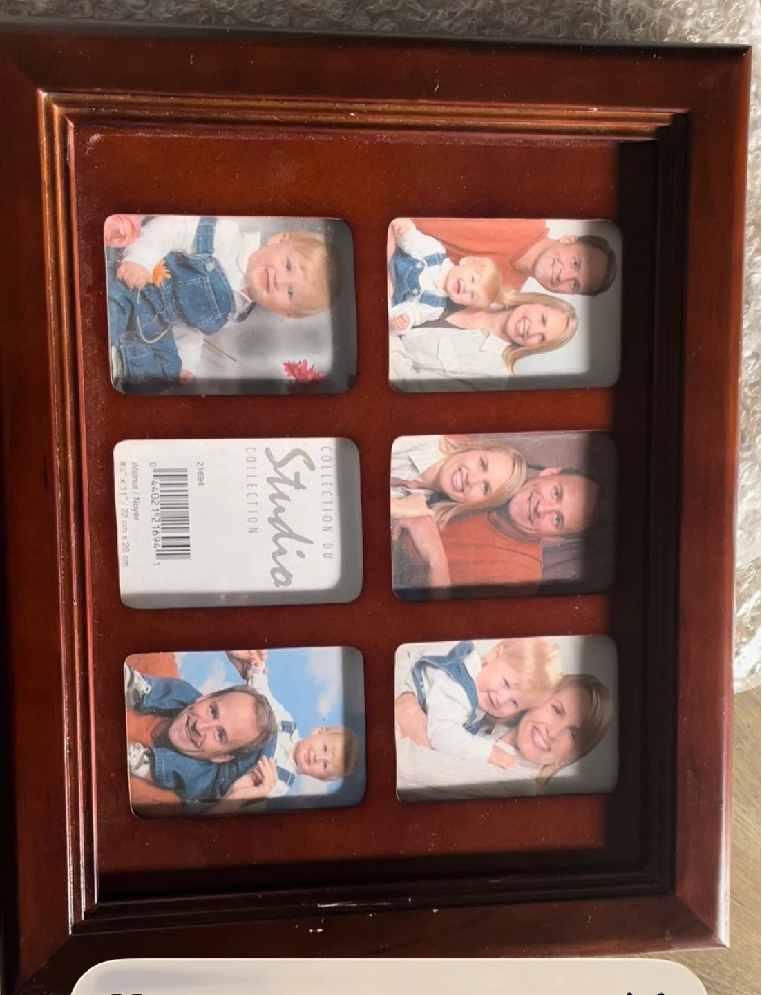 Studio Collections Walnut/Noyer Photo Frame