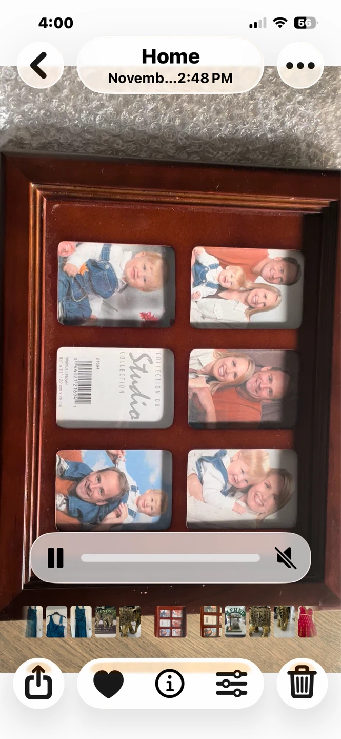 Studio Collections Walnut/Noyer Photo Frame - photo 4