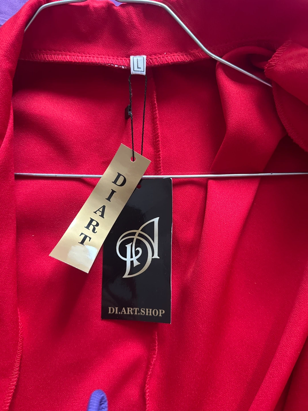 DI.ART Red Blazer and Pants Set - Size L - photo 3