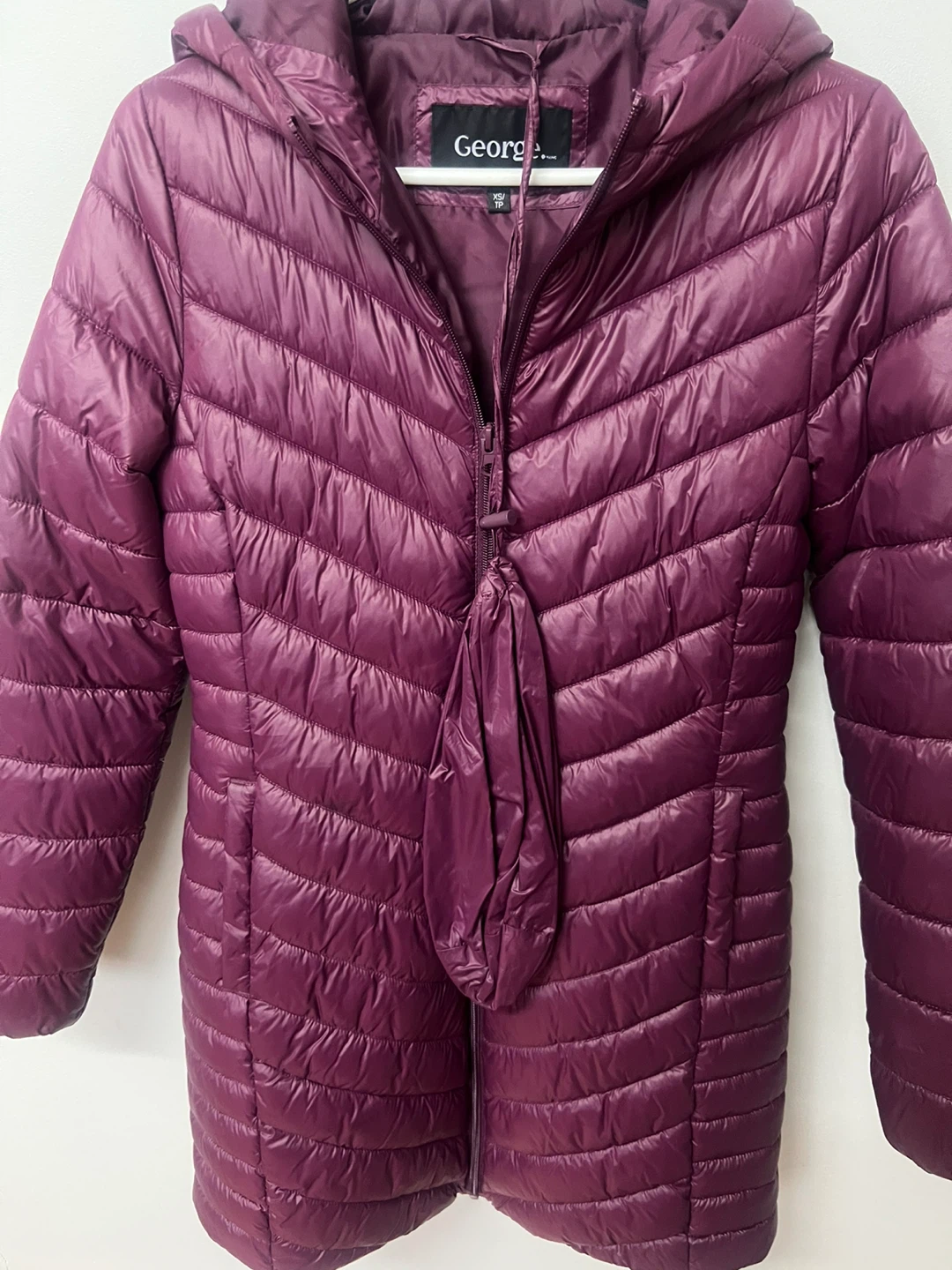 George. Purple Women's Puffer Coat - photo 3