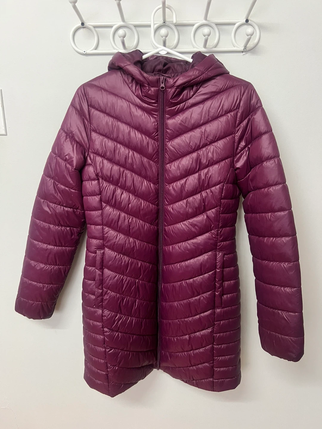 George. Purple Women's Puffer Coat