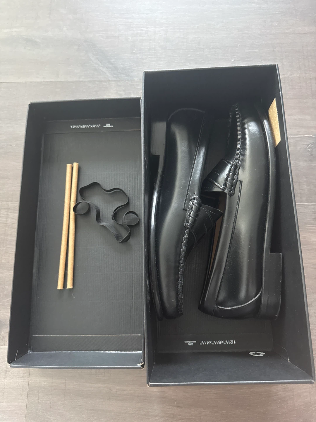 G.H. Bass Whitney Loafers - Black Leather - US 8 - photo 3