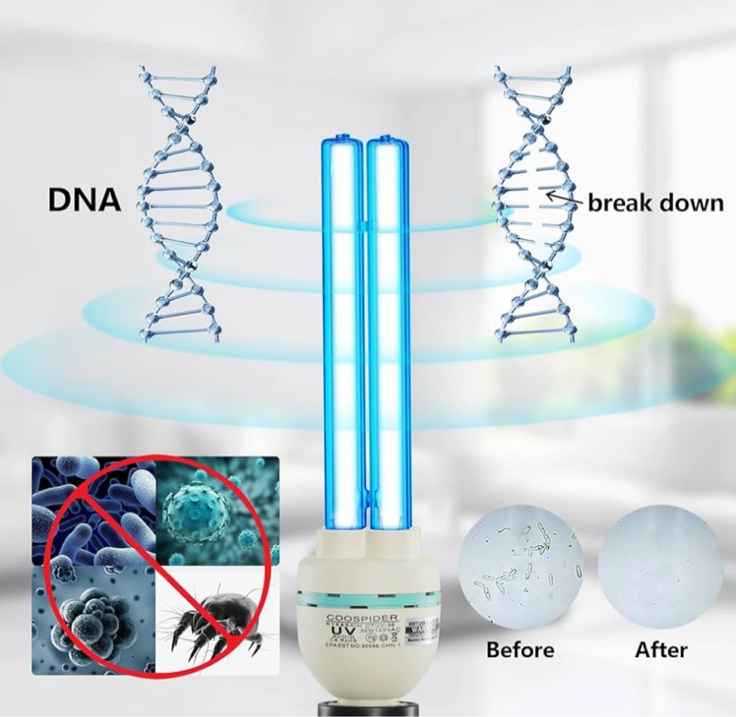 COOPSPIDER UV Disinfection Lamp - photo 4