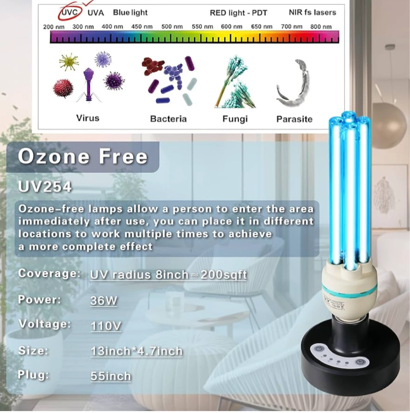 COOPSPIDER UV Disinfection Lamp - photo 3