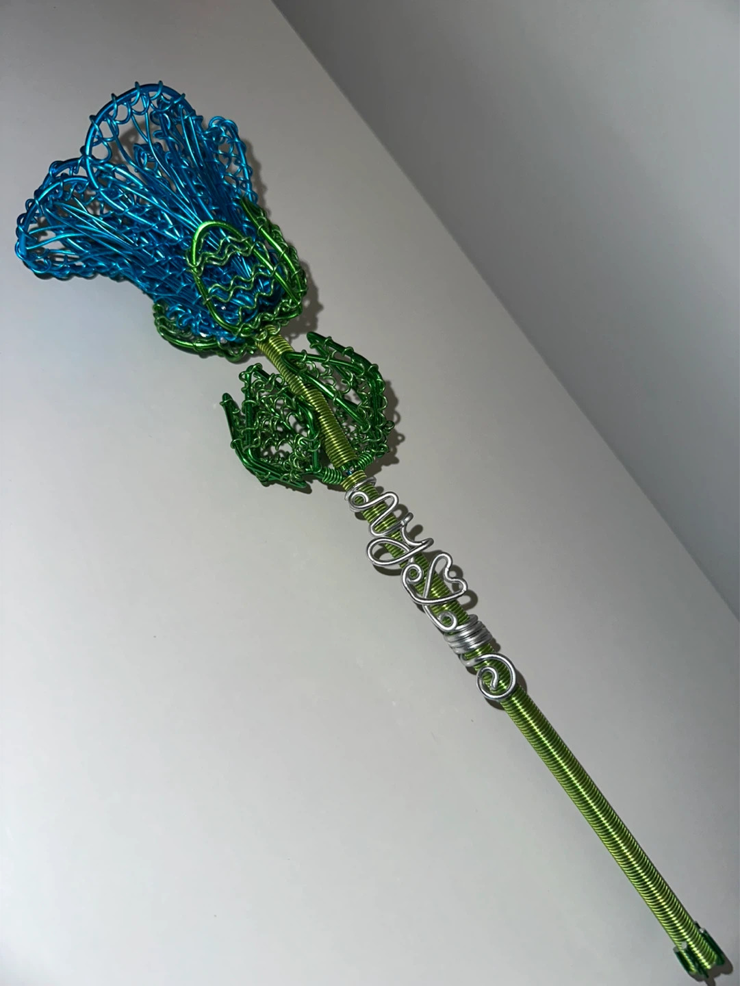 WIRE WRAPPED ROSE SCULPTURE🌹✨