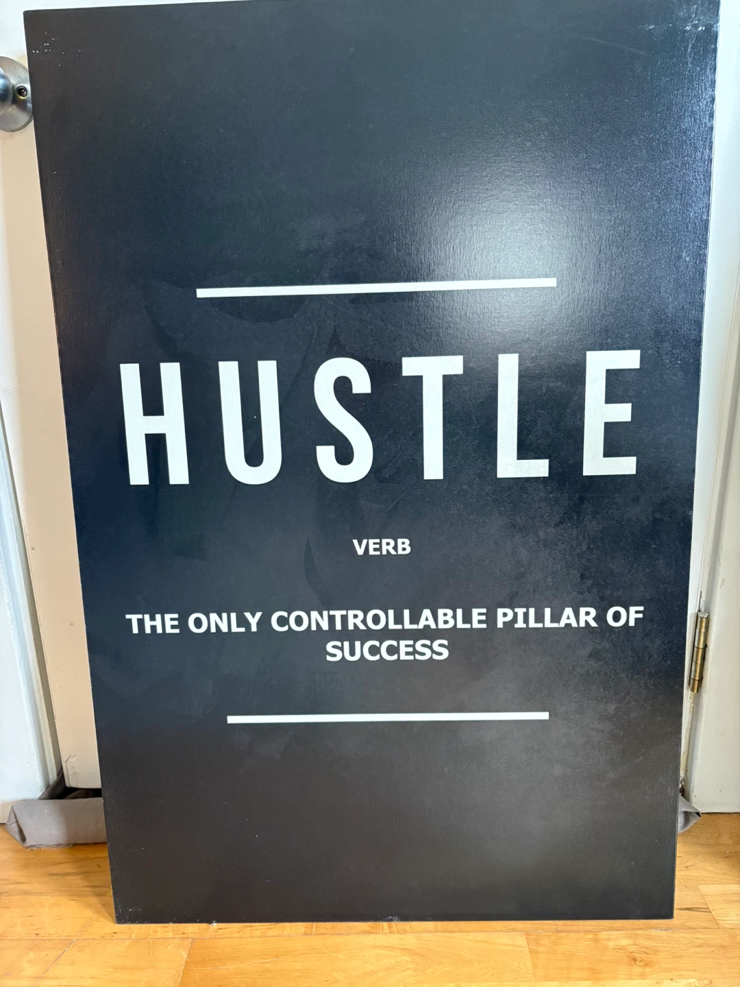 Hustle, Execution, Grind Motivational Wall Art - photo 3