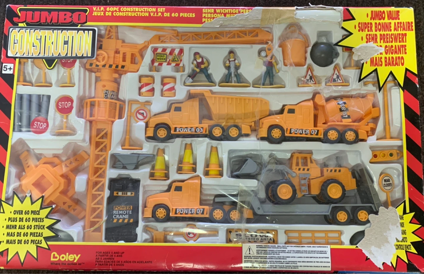 Boley Jumbo Construction Set - Over 60 Pieces