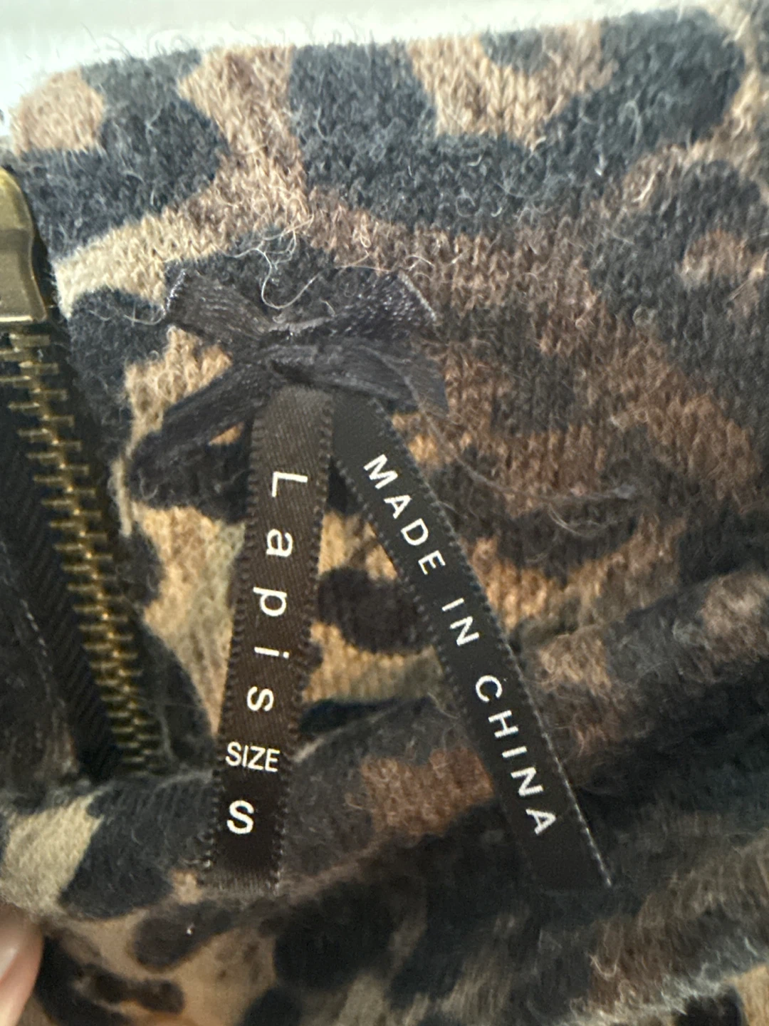 Lapis Leopard Print Mini Skirt - photo 3