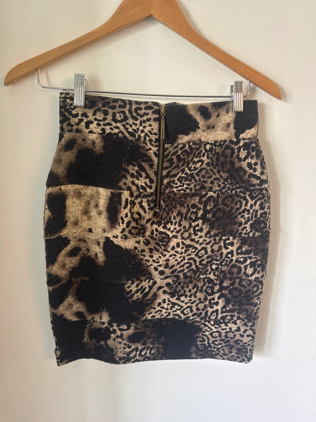 Lapis Leopard Print Mini Skirt - photo 4