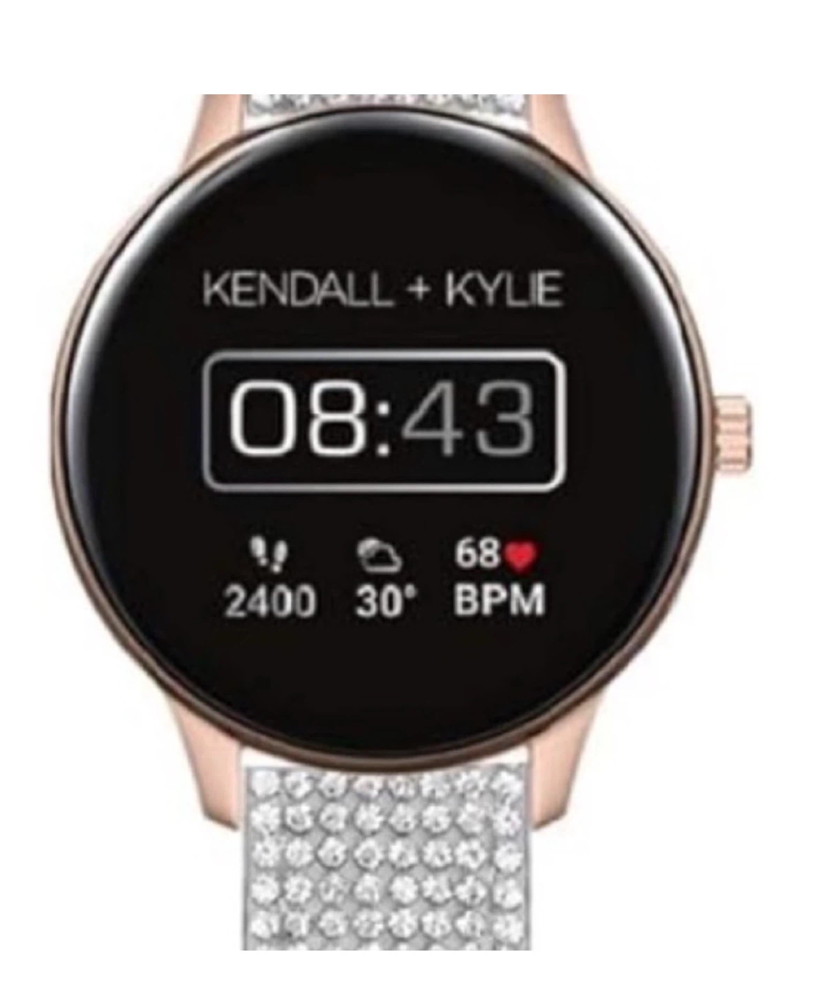 Kendall + Kylie Smartwatch with Rhinestone Band