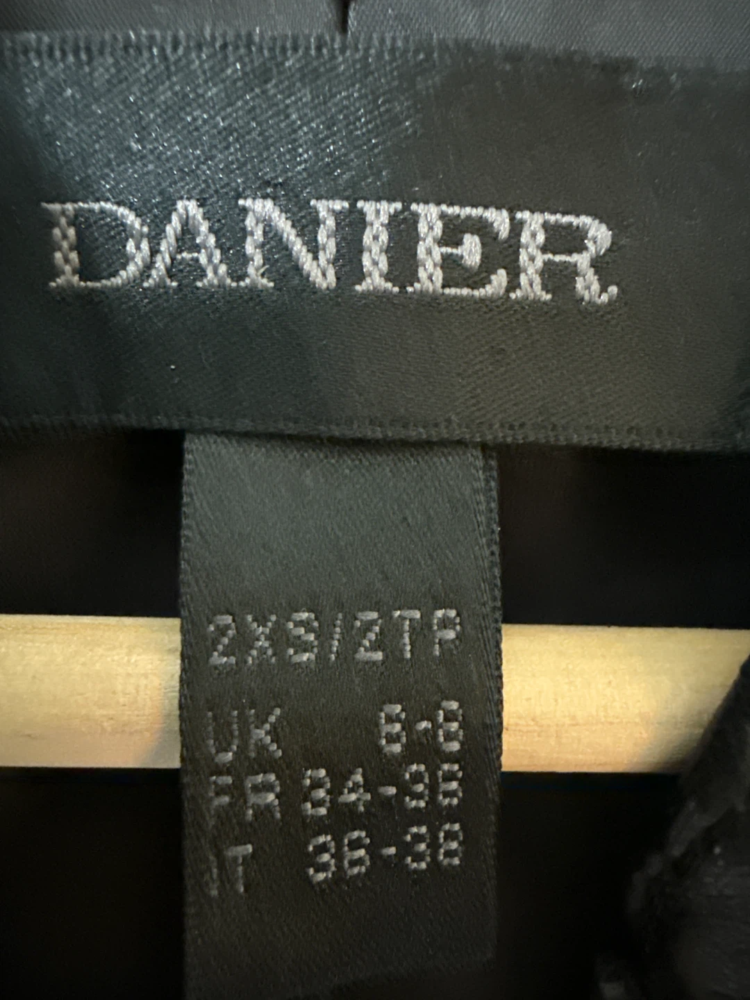 Danier Black Leather Jacket - 2XS - photo 3