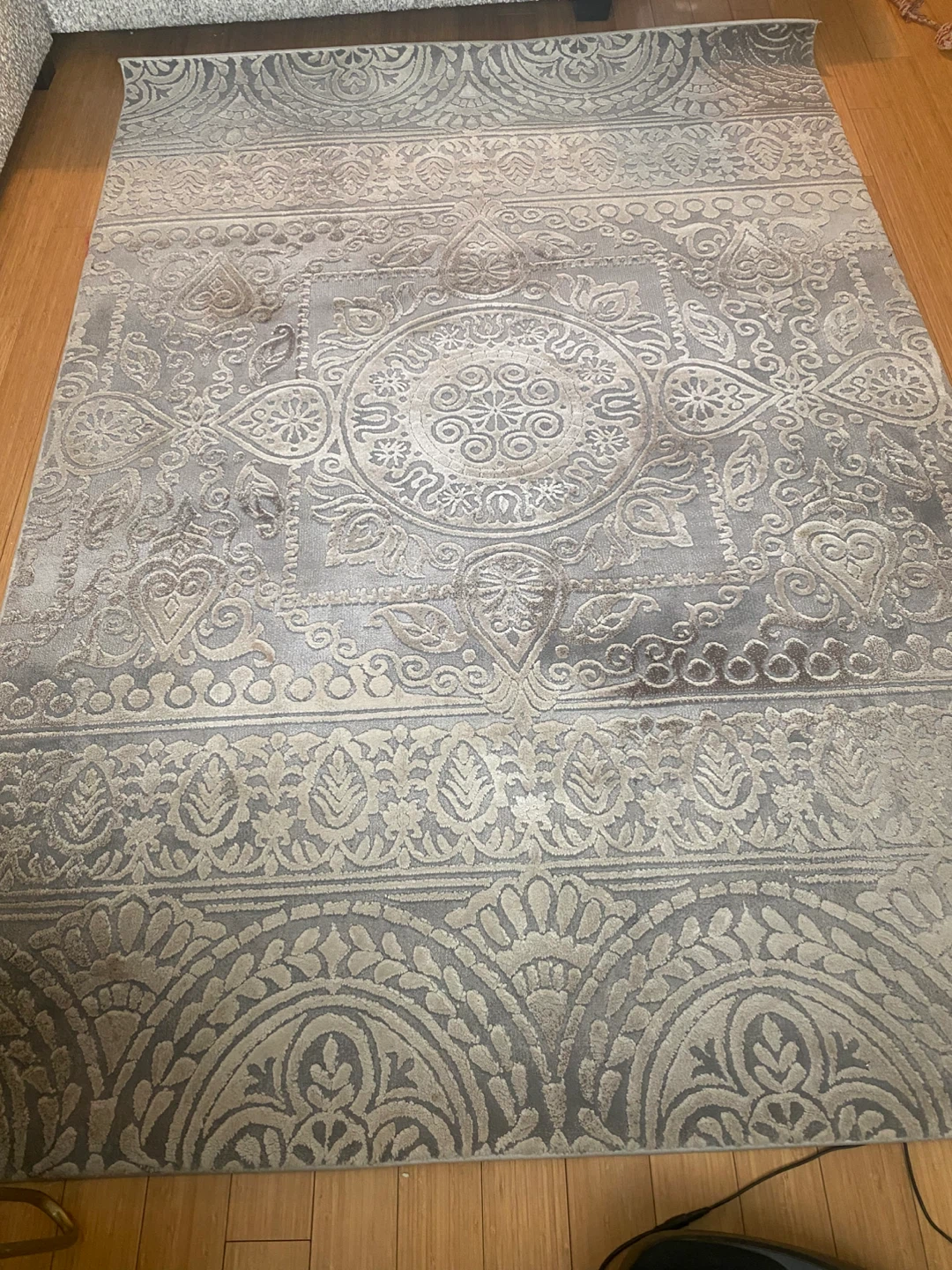 Merinos THEMA Rug - Grey/Beige - 155x230cm - photo 2
