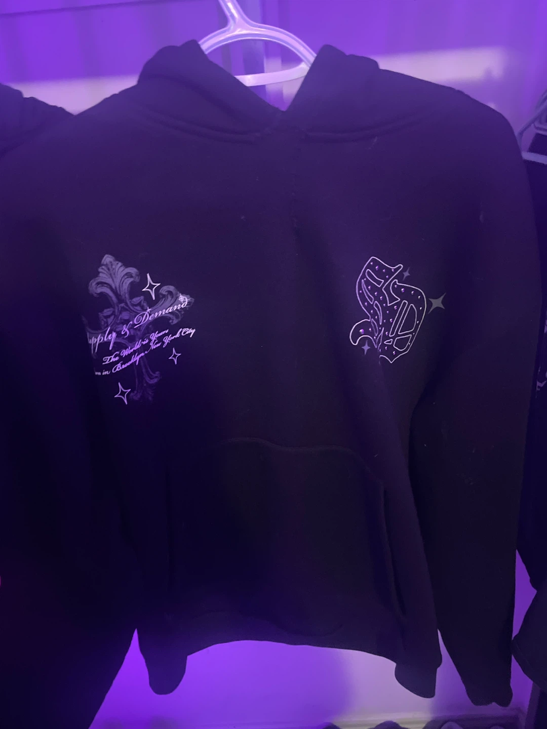 Supply & Demand Black Hoodie