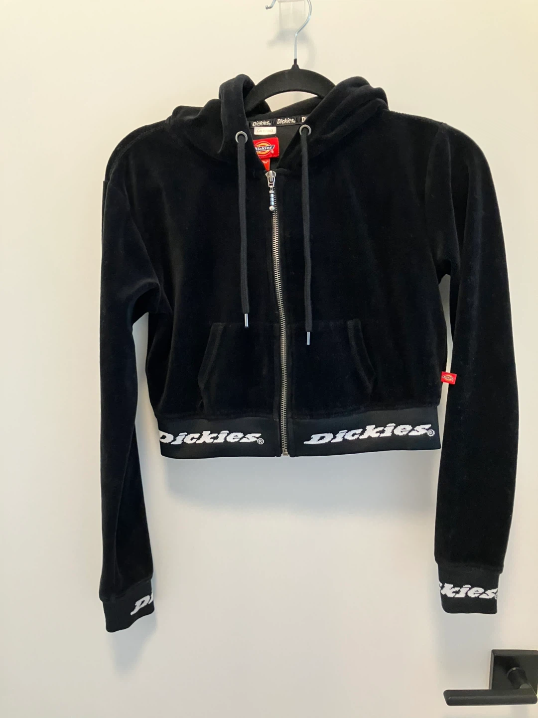 Dickies Velour Cropped Hoodie