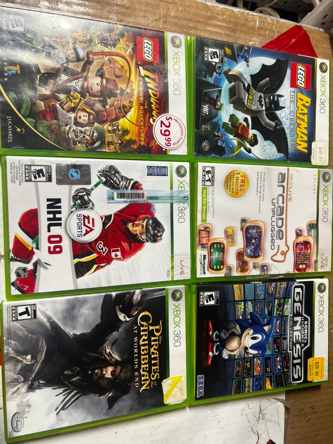 For sale XBOX 360 12 games very good condition
