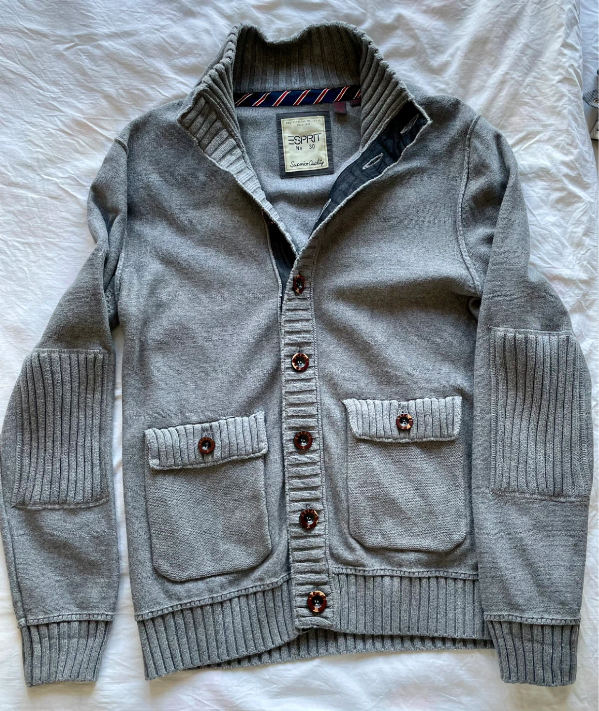Esprit Grey Cardigan Sweater - photo 5