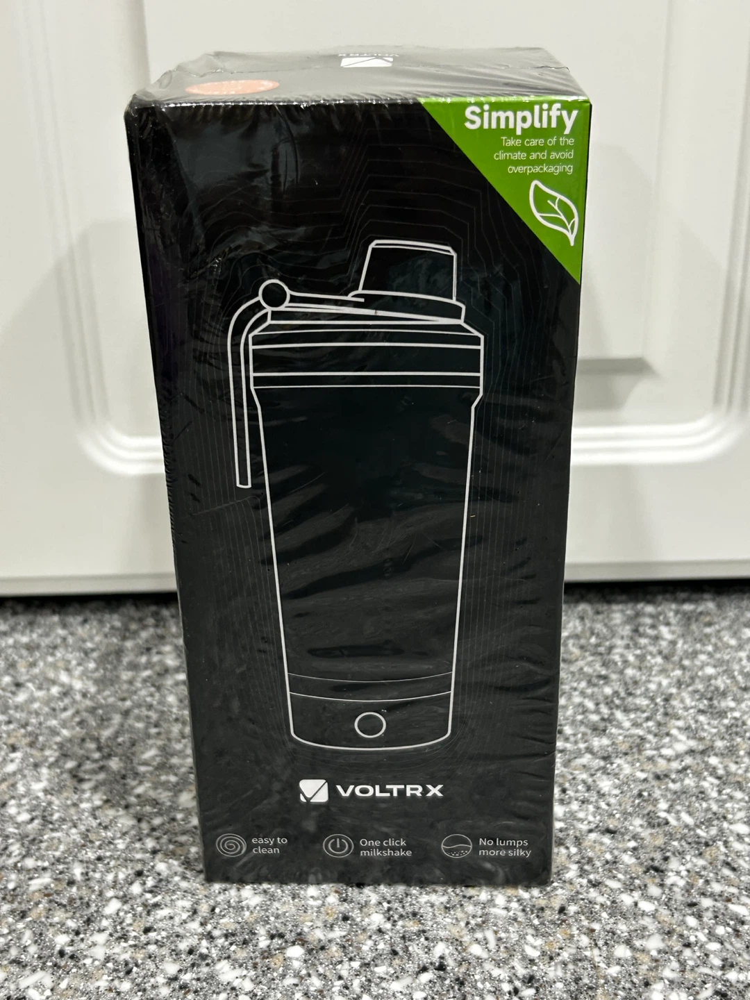 VOLTRX Electric Protein Shaker Bottle NEW USB Rechargeable