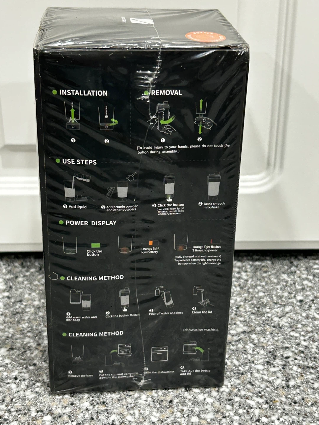 VOLTRX Electric Protein Shaker Bottle NEW USB Rechargeable - photo 4