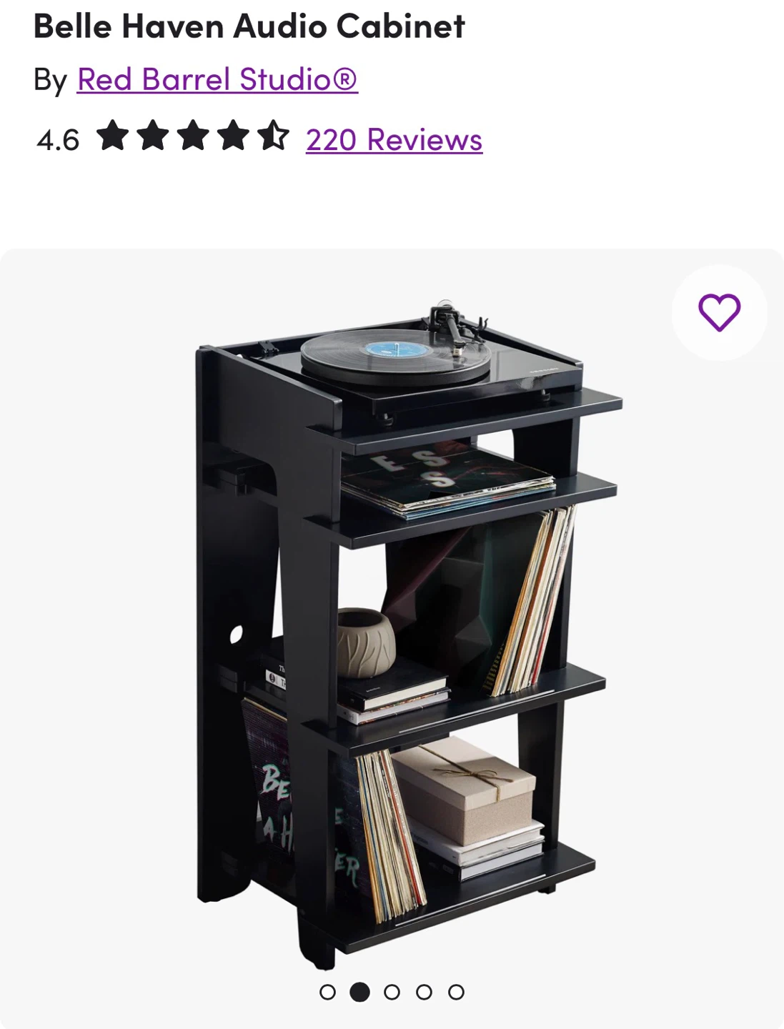 Turntable Audio Cabinet (moving sale) - photo 3