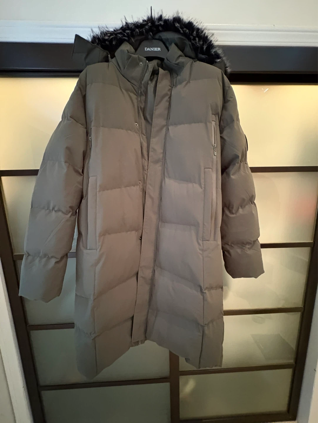 Down Filled Parka jackets with Fur Trimmed Hood