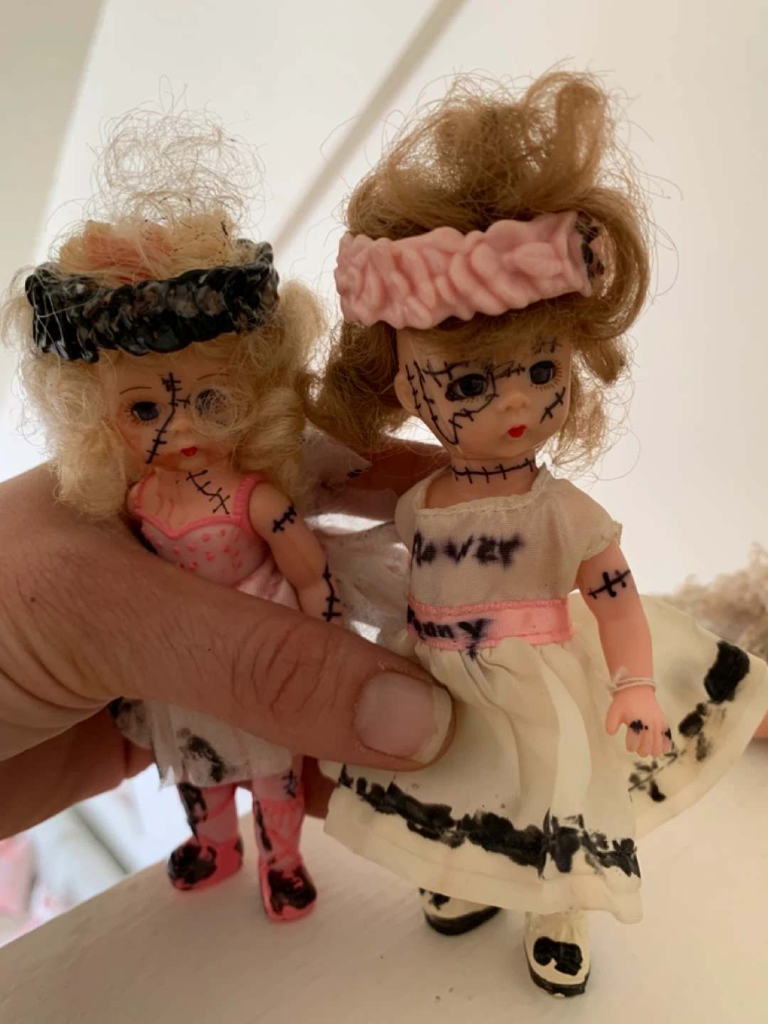 Set of 3 Vintage Frankenstein/Halloween Dolls - photo 2