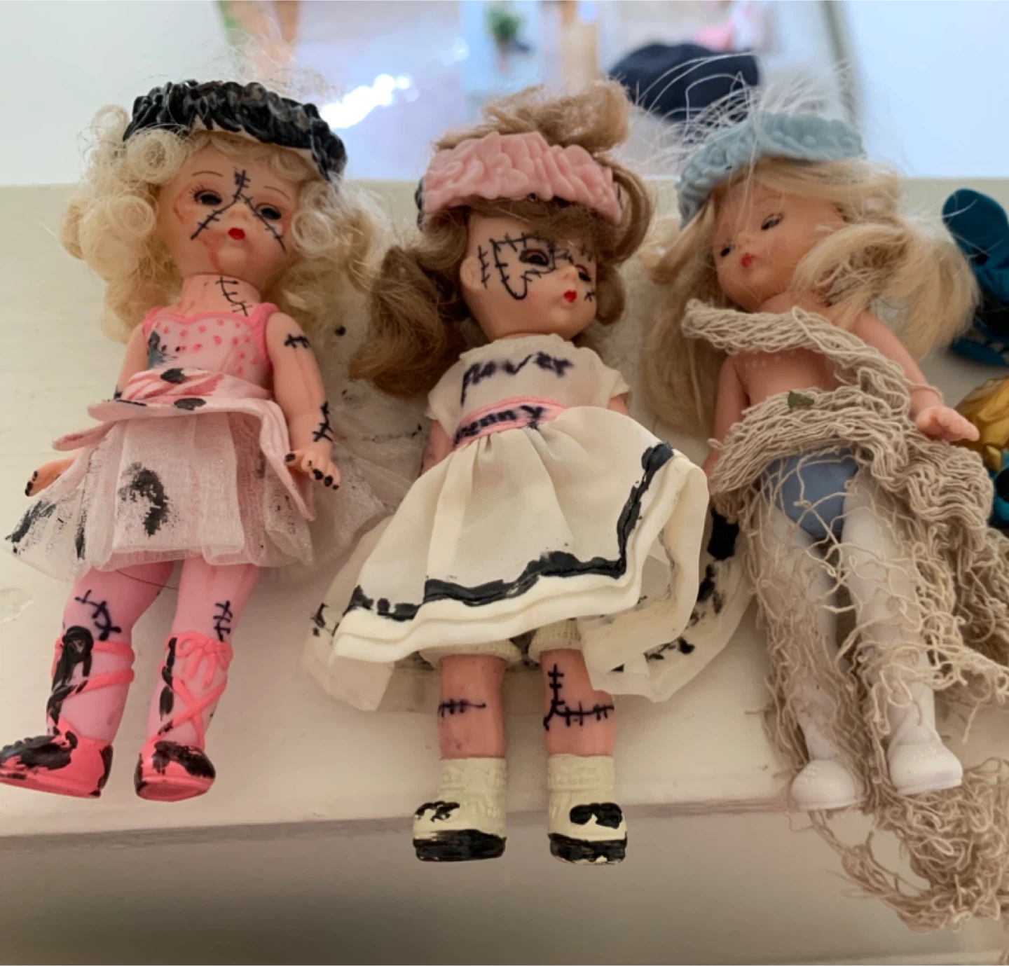 Set of 3 Vintage Frankenstein/Halloween Dolls - photo 3