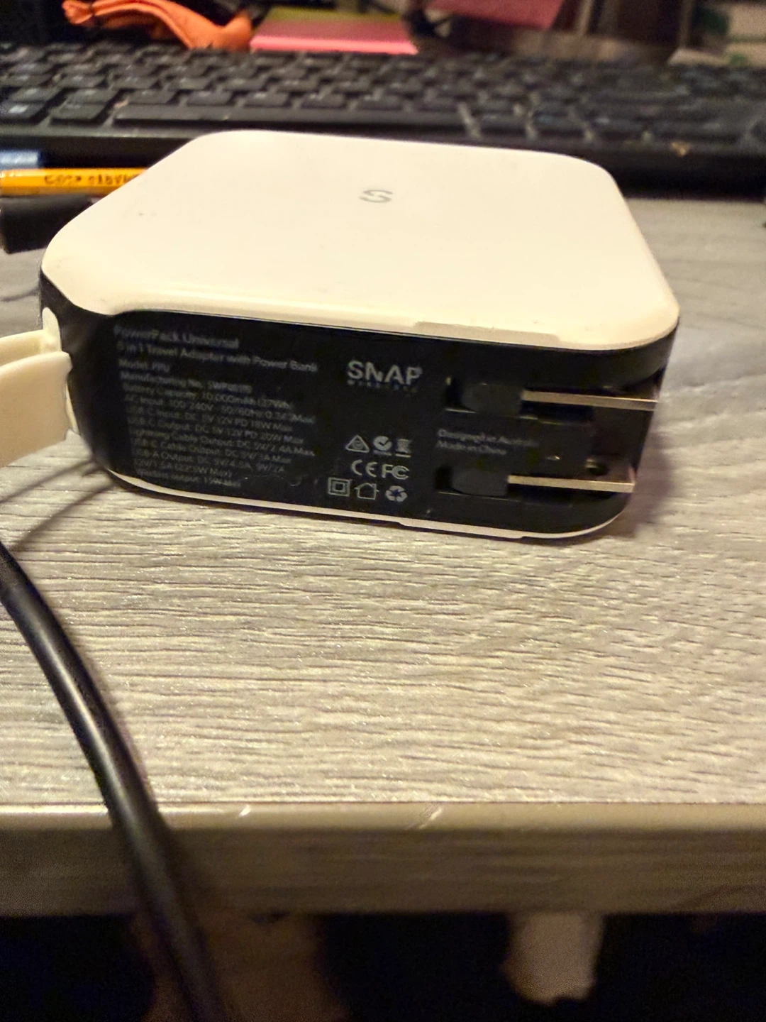 SNAP PowerPack Universal 5-in-1 Travel Adapter with Power Bank - photo 5