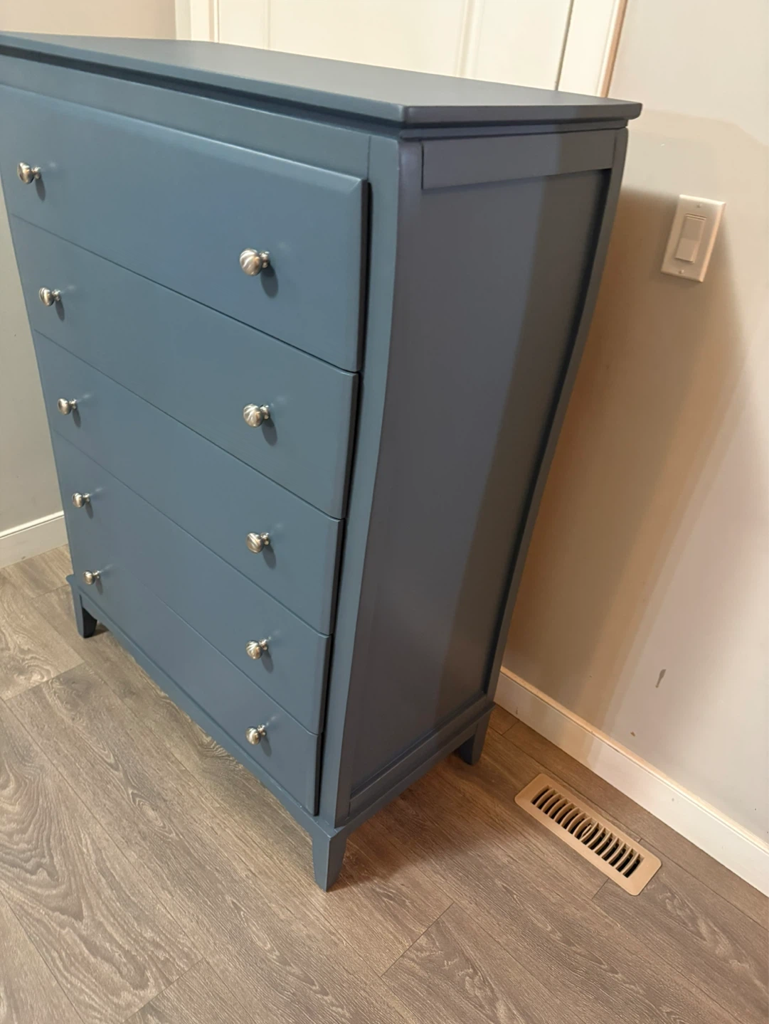 Tall blue dresser - photo 3