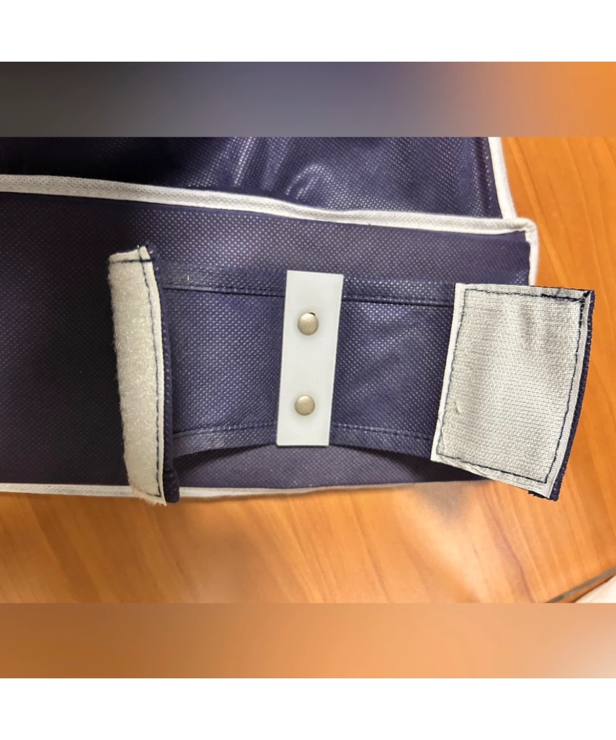 Hanging Closet Organizer 10 Shelf Foldable Storage Navy - photo 3