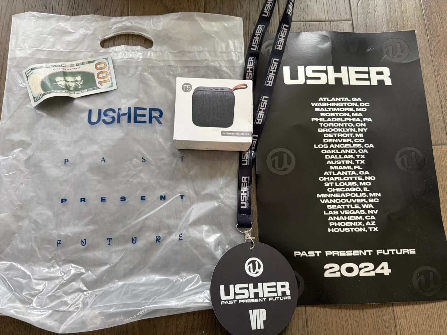 Usher Past Present Future 2024 Tour VIP Bundle