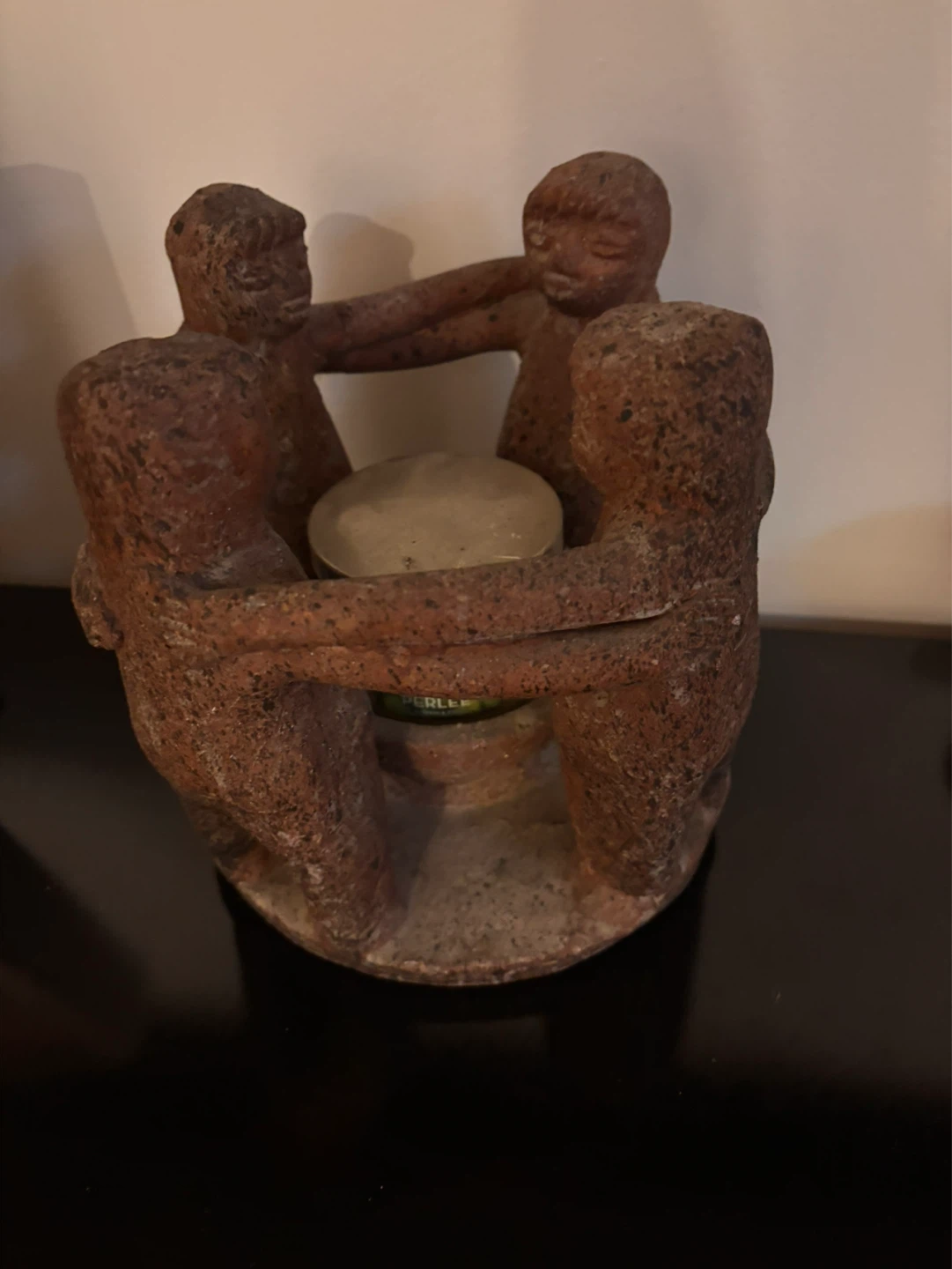Terracotta Figurine Candle Holder