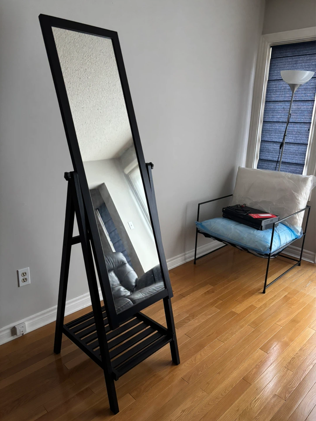Black Standing Mirror - photo 2