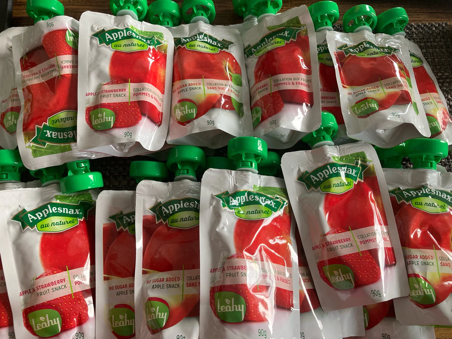 23 Applesnax au naturel Fruit Snack Pouches (90g)