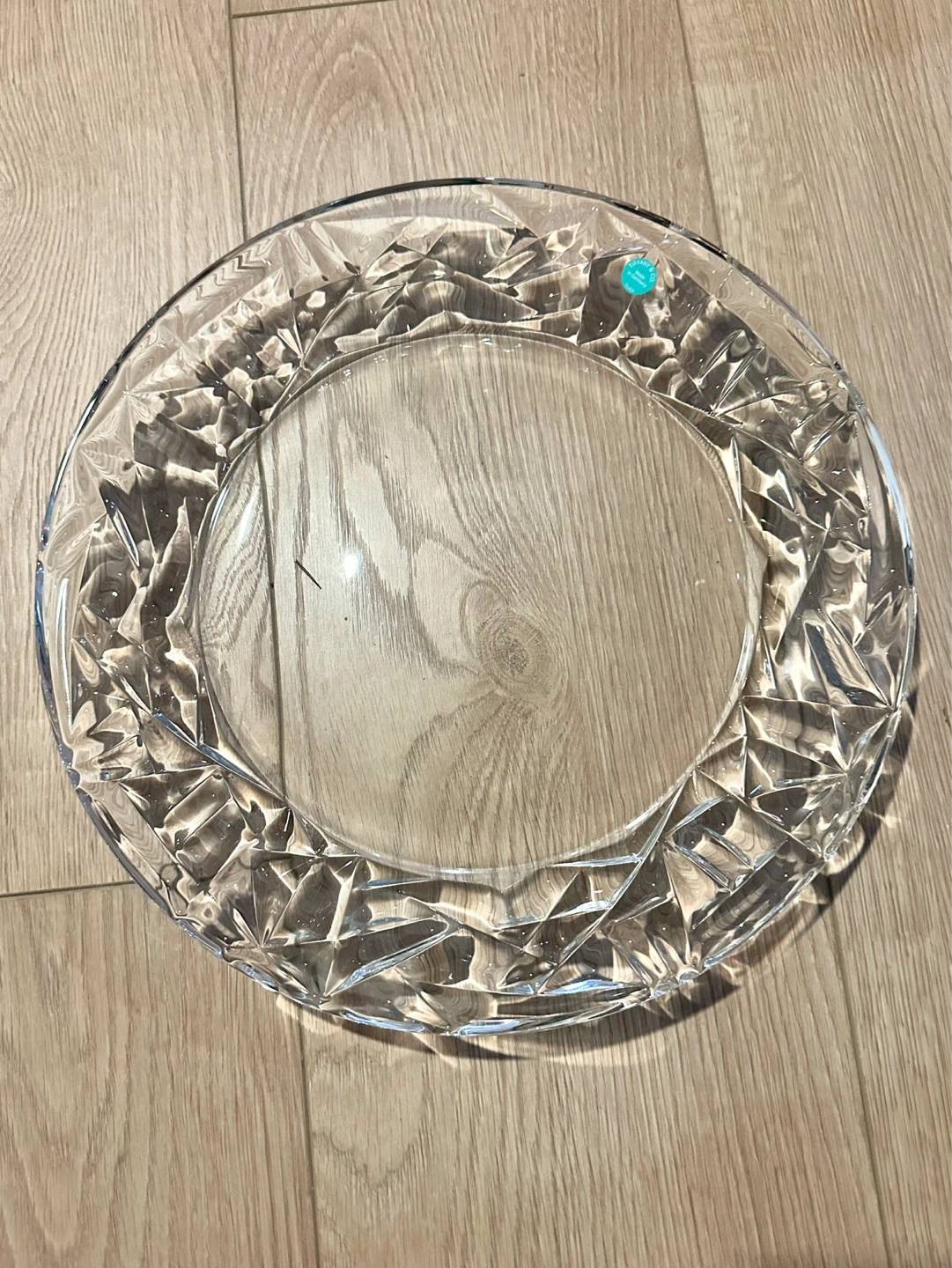 Tiffany & Co. Crystal Plate