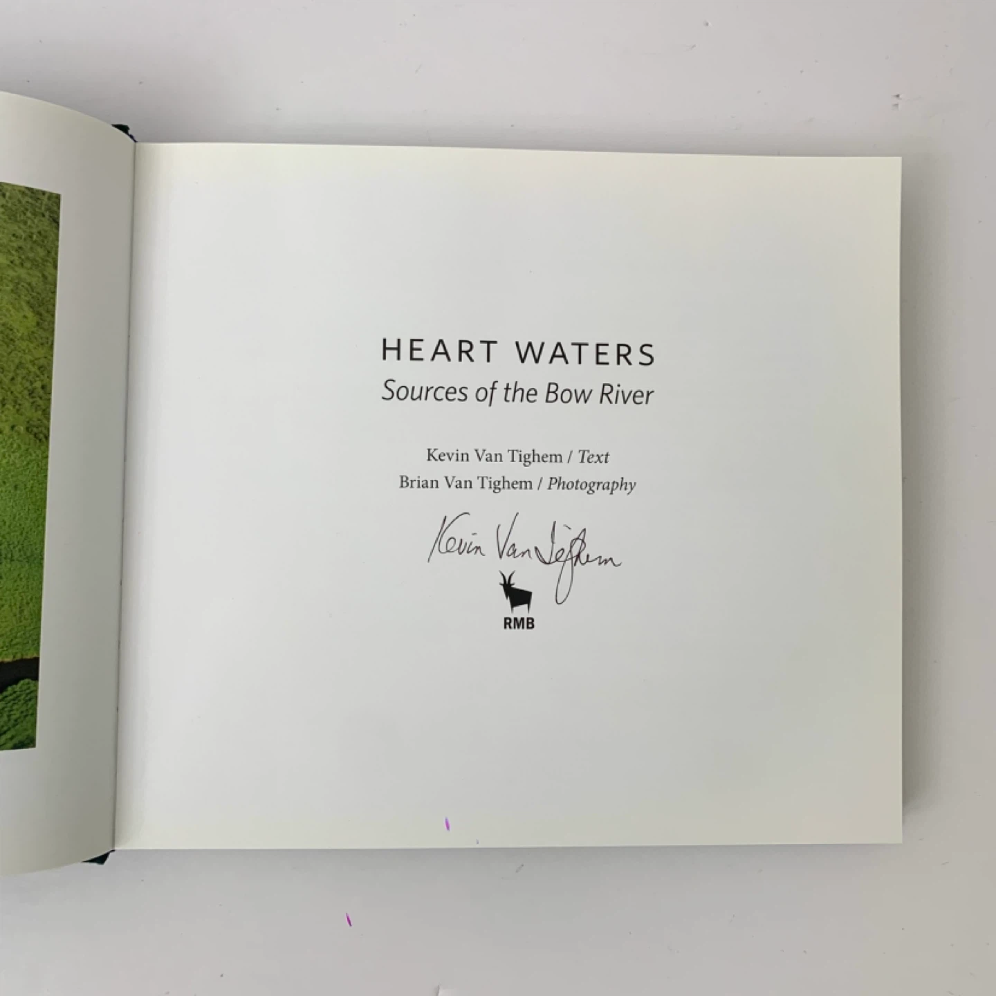 Bow River Book Heart Waters Photography Nature Hardcover Books - photo 4