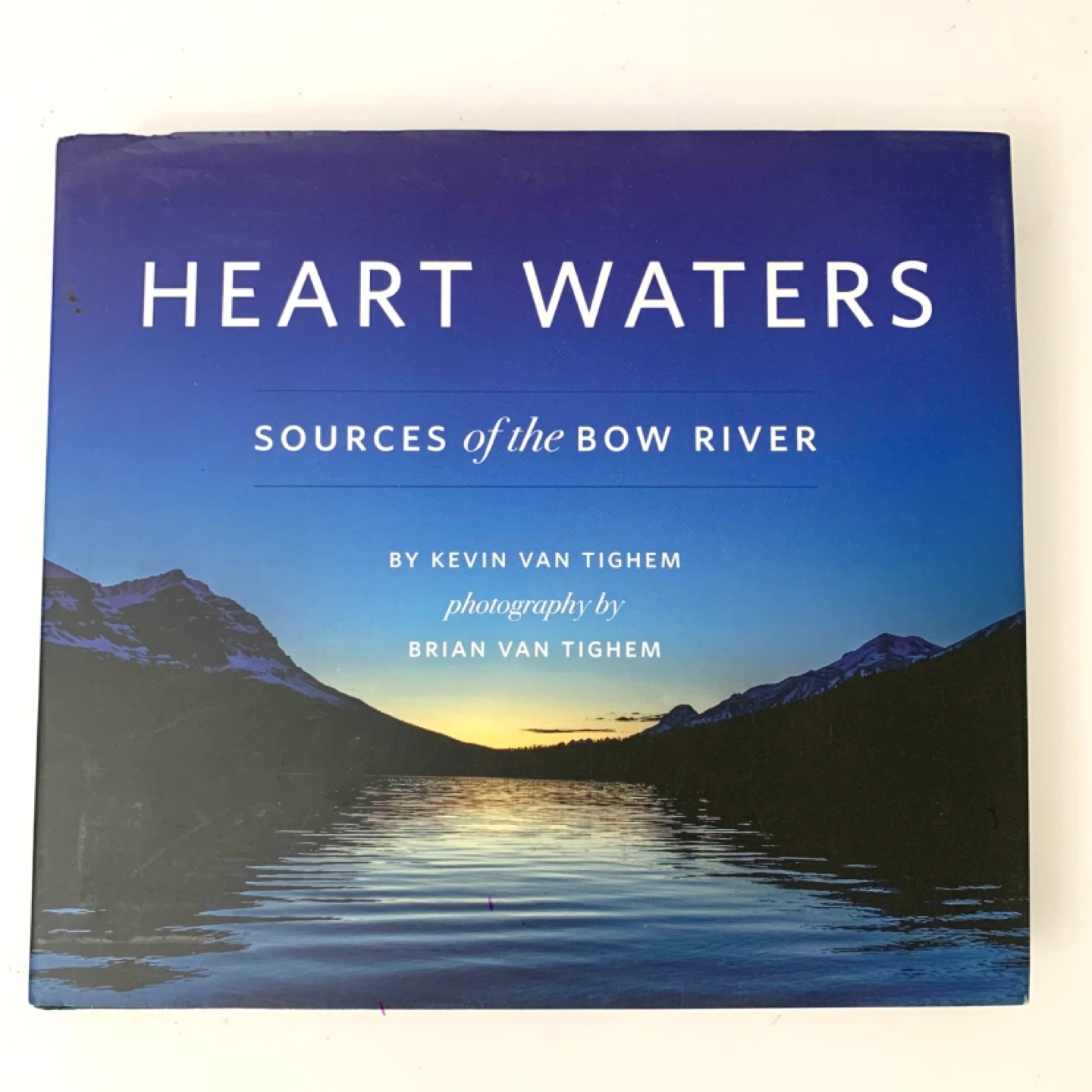 Bow River Book Heart Waters Photography Nature Hardcover Books