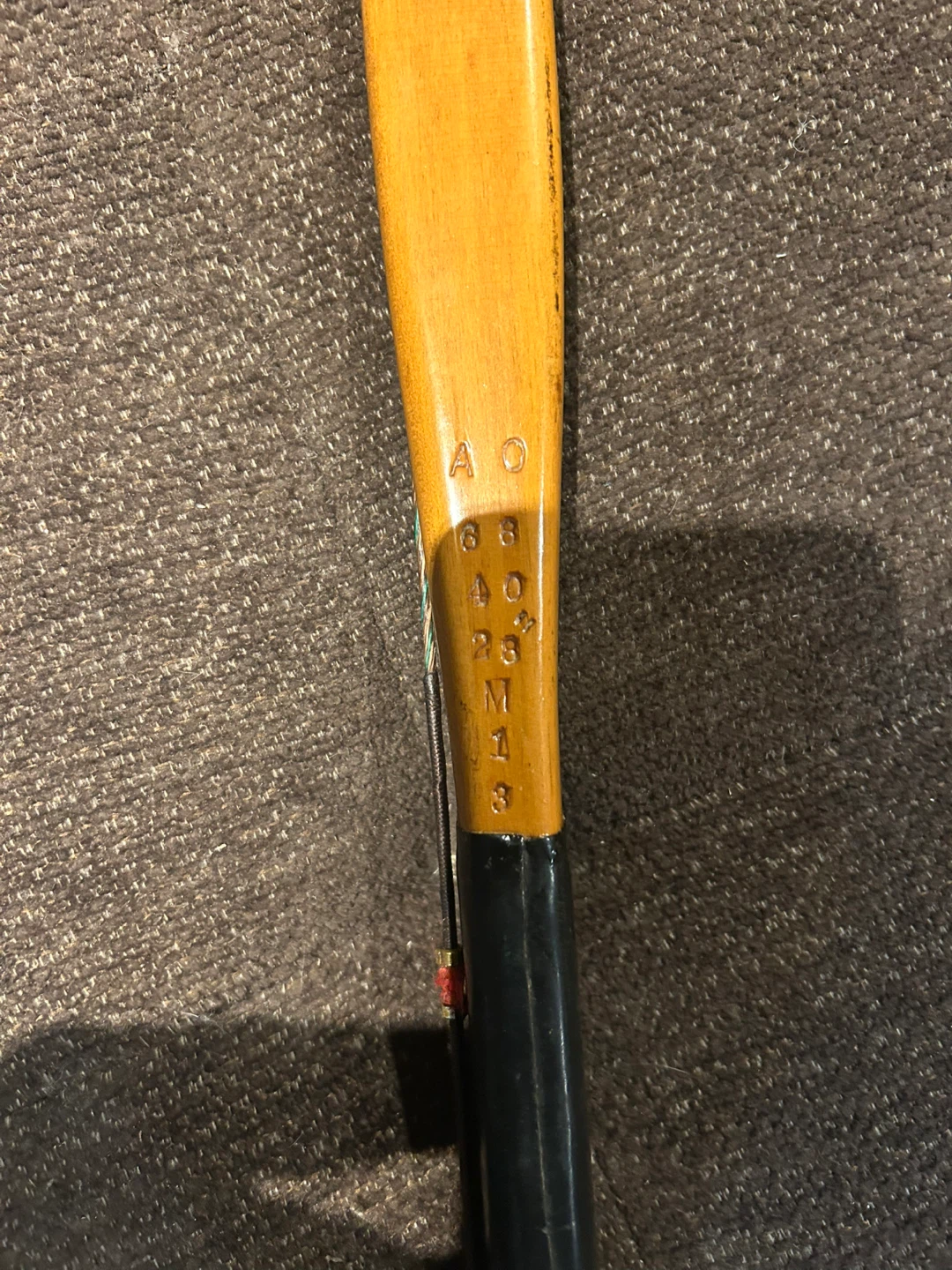 Vintage Wooden Recurve Bow - photo 3