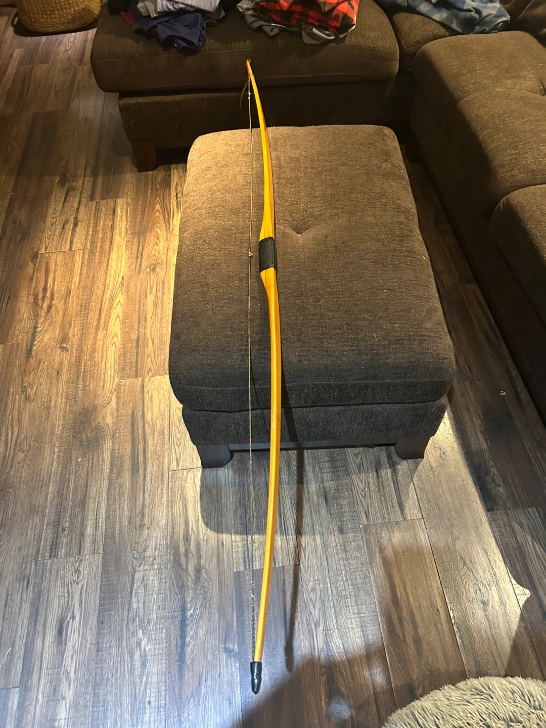 Vintage Wooden Recurve Bow - photo 4