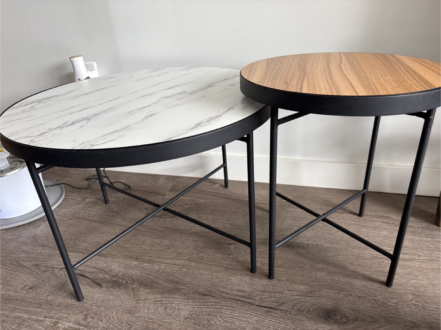 Little coffee tables - Marble & Wood Look interchangeable - photo 2