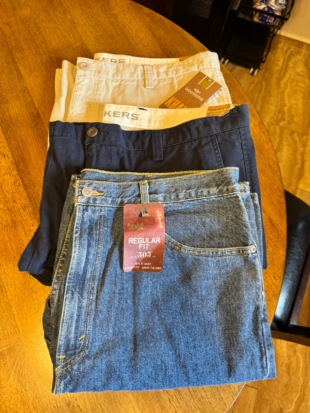 Dockers Khakis and Levi's 505 Shorts Bundle