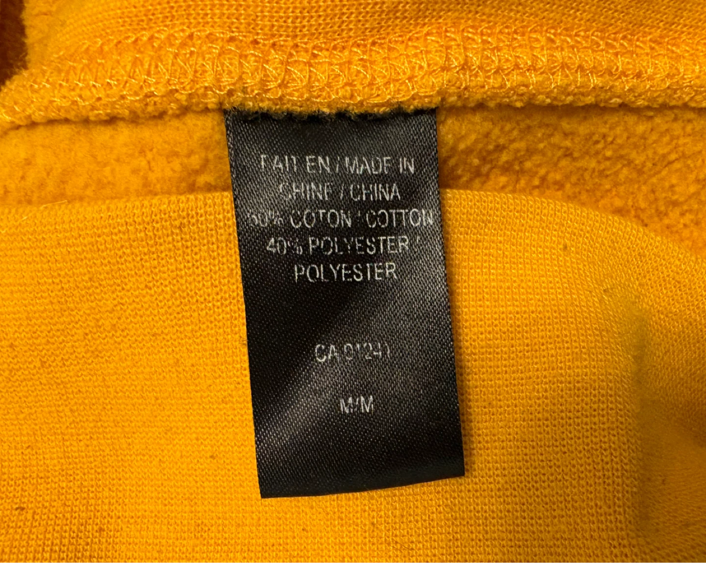 💧 Le 31 Par Simons Men's Yellow Hoodie Size M 💧 - photo 4