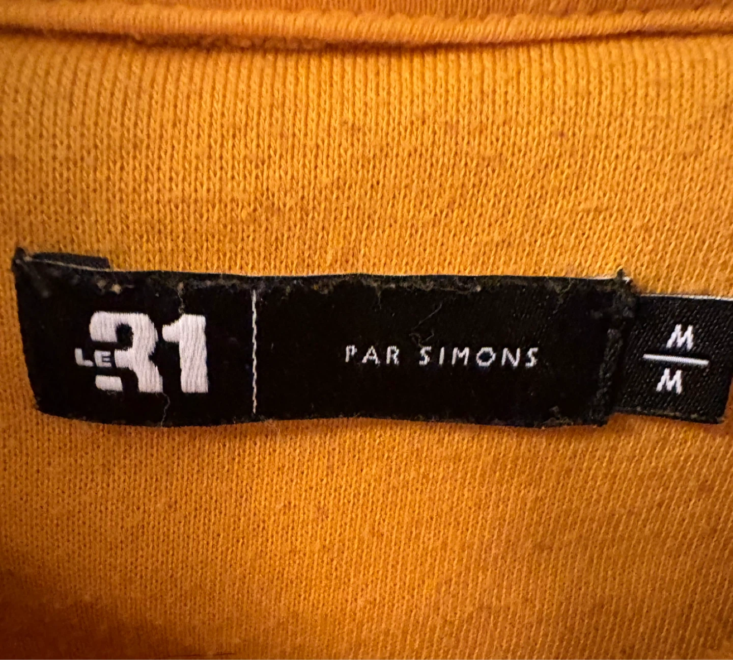 💧 Le 31 Par Simons Men's Yellow Hoodie Size M 💧 - photo 3
