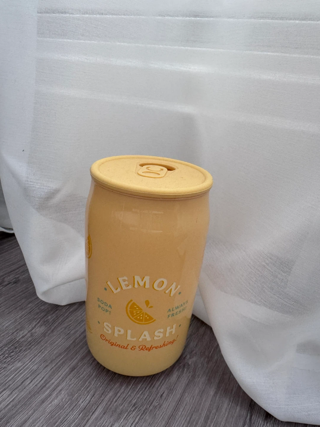 Lemon Splash Soda Can Candle