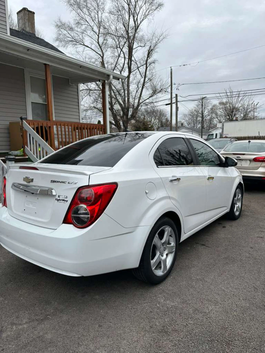 White Chevrolet Sonic LTZ Sedan - photo 4