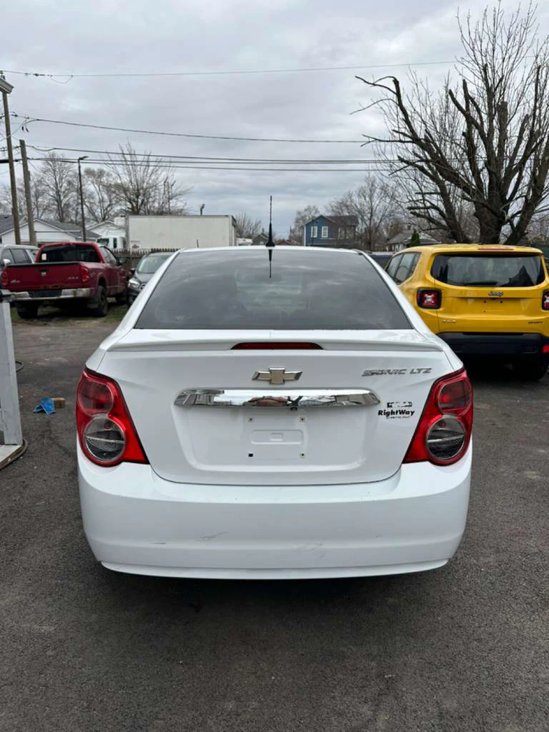 White Chevrolet Sonic LTZ Sedan - photo 3
