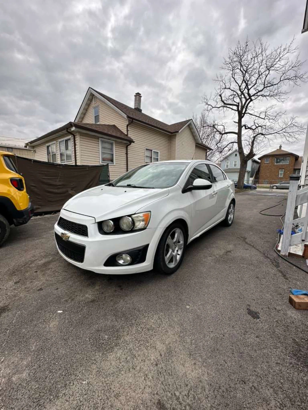 White Chevrolet Sonic LTZ Sedan - photo 2